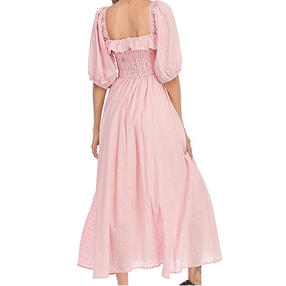 Shirred Midi Dress - Picture 2 of 10